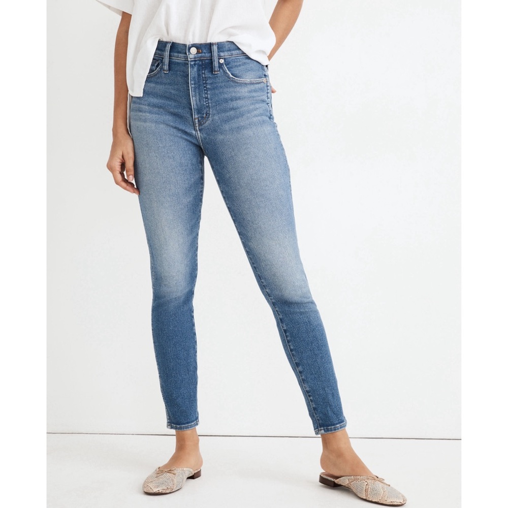 Madewell 10” High Rise Skinny Crop Jeans